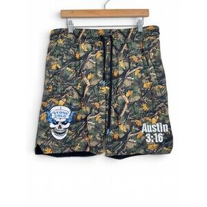 WWE 2XL Shoe Palace Stone Cold Steve Austin Shorts